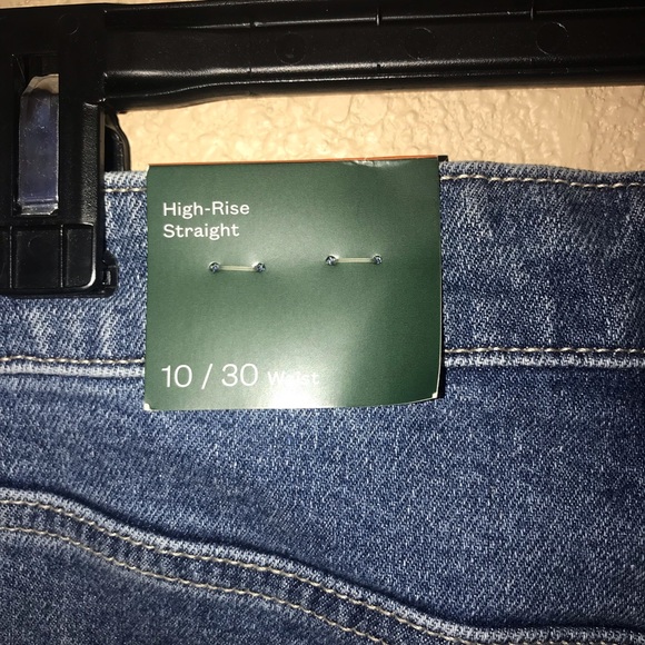 Wild Fable Jeans High Rise Button Fly Denim Cropped Size 10/30 NWOT - Picture 9 of 11